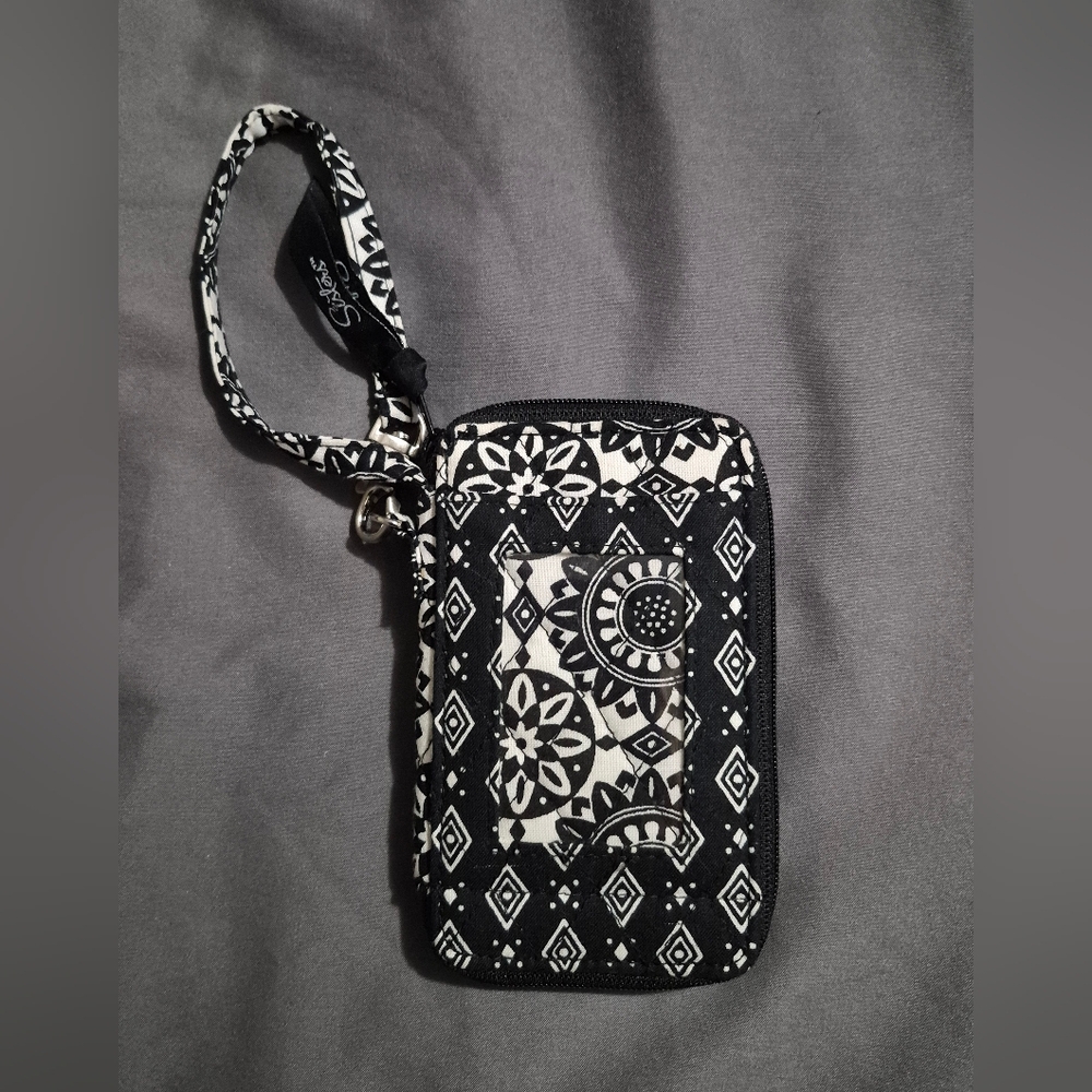 Vera Bradley Black and White Wristlet